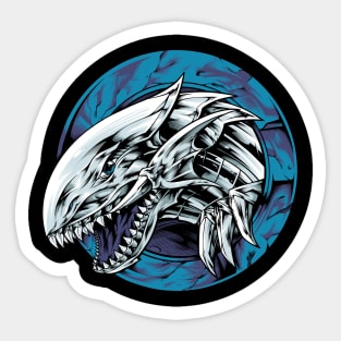 Blue eyes white dragon Sticker